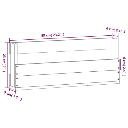 Set of 2 Modern 23" Wall Mounted Pine Shoe Cabinet
