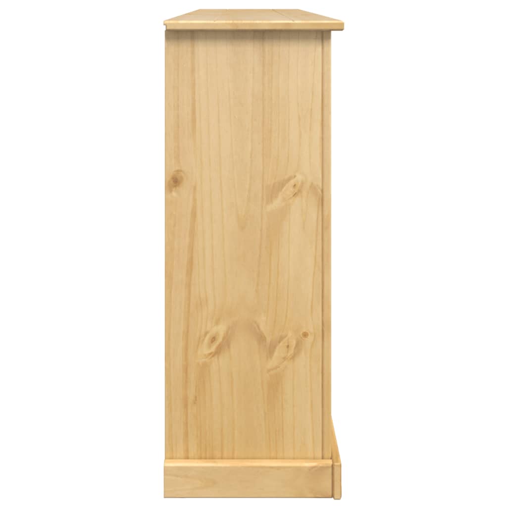 4 Drawers Natural Pine Wood Shoe Cabinet Small & Medium & Tall