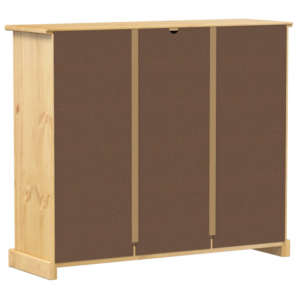 4 Drawers Natural Pine Wood Shoe Cabinet Small & Medium & Tall